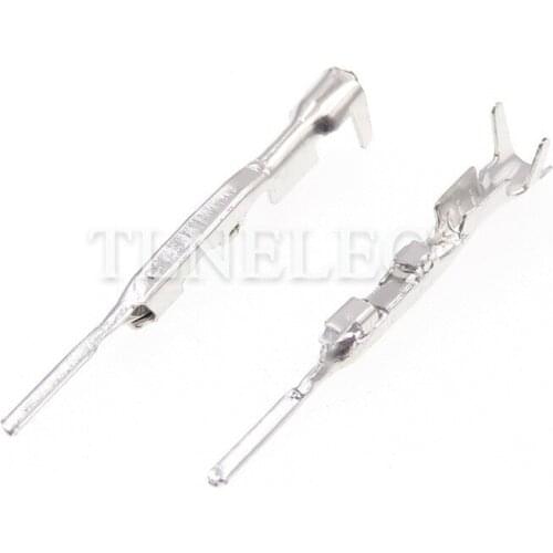 50pcs 0.6mm Series Male Crimp Terminals Splice Pins Waterproof Automotive Connector Auto Electrical Wire Terminal of 8100-3617