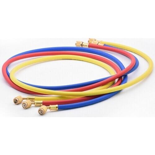 6 Inch AC Freon Charging Hose HVAC Refrigerant for Testo 550 Car Air Conditioning Manifold Refrigeration Tube 4000-800 A20 3PCs