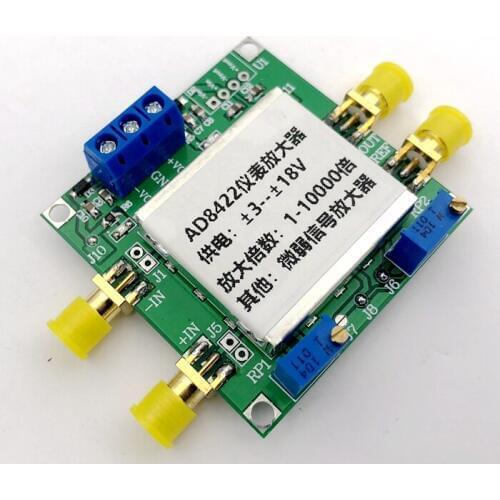 AD8422 Amplifier Module Instrument Amplifier Millivolt Small Signal Band Shielding Box