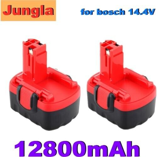2020 New 14.4V 12800mAh Rechargeable Battery for bosch 14.4V Battery 12800mAh BAT038 BAT040 BAT140 BAT159 BAT041 3660K NI-MH
