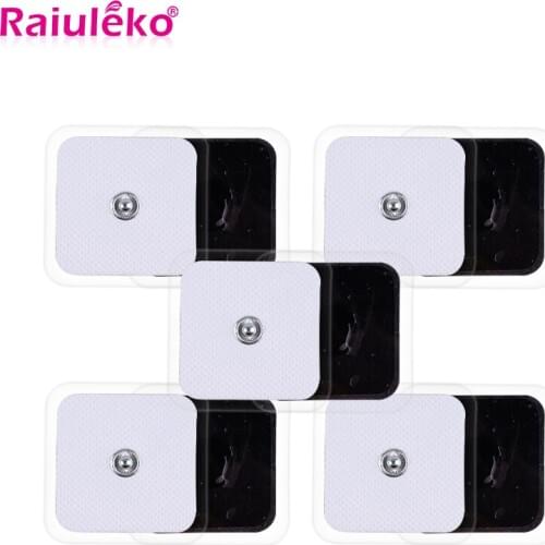 50/100P Acupuncture Tens Reusable Adhesive Digital Electrodes Massage Pad Patch Massager Relaxation Electric Muscle Stimulator