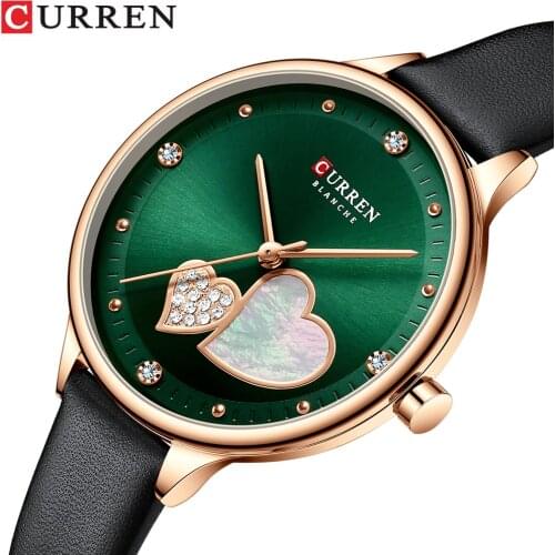 New Arrival Women Watches Curren Luxury Fashion Ladies girl love heart Magnet Watches Womens Quartz Wristwatch relogio feminino