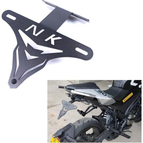 For CFMOTO 250NK CF250 NK 250 License Plate Mount Bracket Adjusted Number Plate Holder Registration Motorcycle Plate Holder