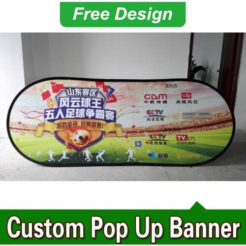 Free Design Free Shipping Horizontal A Frame Banner Outdoor Pop Up Banners Outdoor Pop Up A-Frame Sideline Banner