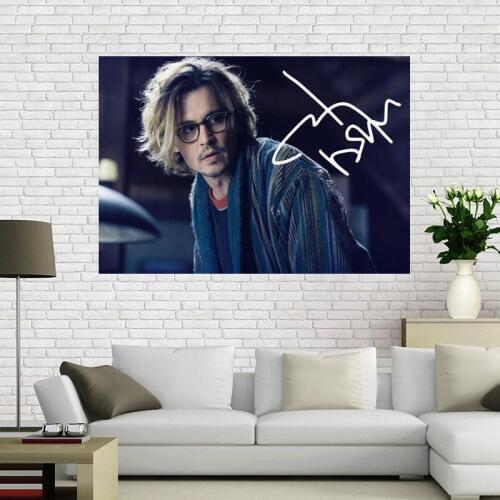 Custom canvas poster Johnny Depp Poster 60x90cm Home Decoration cloth fabric wall poster print Silk Fabric
