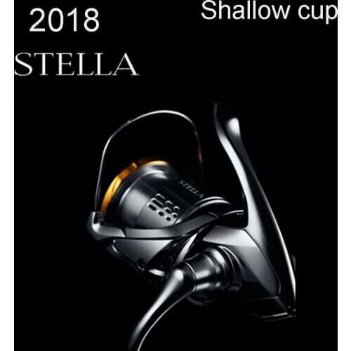 2018 Shimano STELLA FJ C2000S 2500S C2500SHG C3000SDH Shallow Cup MICROMODULE GEAR Fishing Spinning Reel Saltwater Wheels