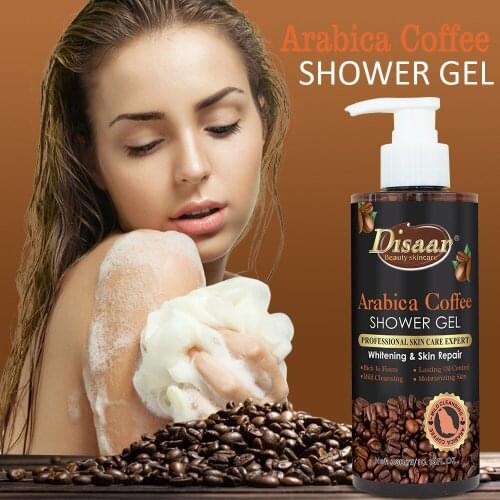 Disaar 300ML Coffee Shower Gel Anti Aging Wrinkle Deep Cleaning Hydrating Moisturizing Refresh Activate Firming Smooth Skin Care