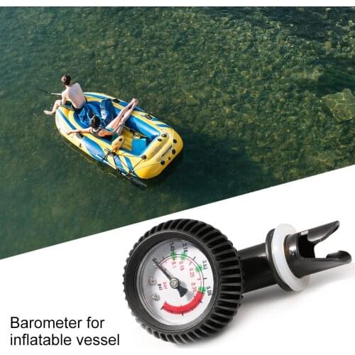 Air Pressure Gauge 5 PSI Pump Gas Testing Air Thermometer Barometer Meter Tools for Inflatable Boat Kayak Surfboard