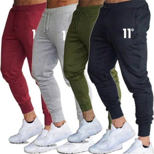 Fashion Mens Sport Pants Gym Slim Fit Trousers Running Joggers Gym Sweatpants
