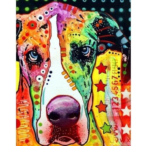 Great Dane Colors Diamond Painting Kit - DIY