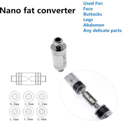Nano fat filter adapter Nano fat transfer Liposuction filtration equipment liposuction cannula