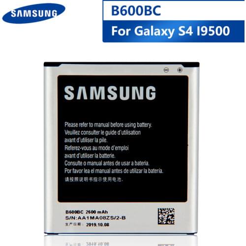 Original Replacement Phone Battery B600BC For Samsung GALAXY S4 I9500 I9502 I9505 I9508 I959 B600BE B600BU With NFC 2600mAh