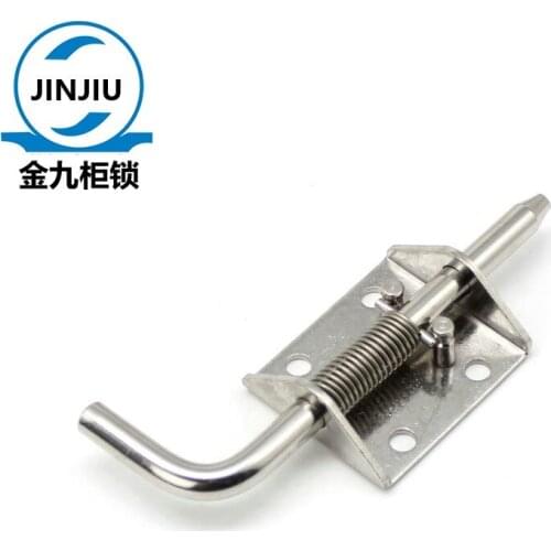 Spring Loaded Security Barrel Bolt Latch Tone Latches Door iron Cabinet Door Hinge Switch Control Power Cabinet Hinges CL263