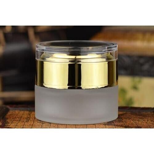 30g/ 30ml Transparent empty cosmetic cream jar bottle Acrylic cream bottle cap/Sub bottle/cosmetics Bottle glass 100pcs/lot