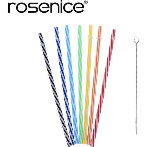 ROSENICE Reusable Cocktail Straws
