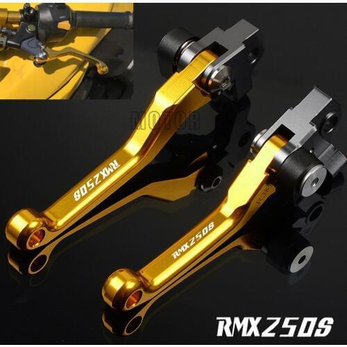 CNC Motorcycle Dirt Pit Bike Motocross Pivot Brake Clutch Levers For Suzuki RMX250S 1993-1996 1994 1995 RMX250 RMX 250S 250 S