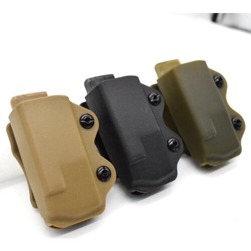 Tactical IWB Magazine Pouch Case for Glock 17 19 23 26 27 31 32 33 Hunting Airsoft Pistol Mag Holster Case Fast Quick Release