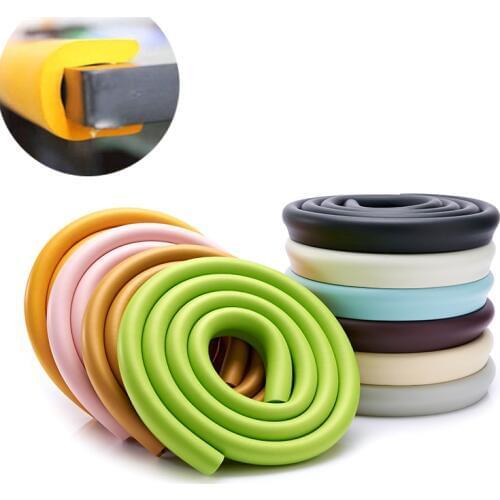 U Shaped And Flat Shaped Children Safety Products Baby Crash Bar Glass Coffee Table Desk Corner Child Protection Strip Free Tape
