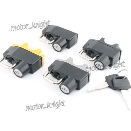 Motorcycle Helmet Lock Latches Key Handlebar Clamp For HONDA CBR125R CBR150R CBR250R CBR400R CBR500R CBR900 CBR929 CBR954