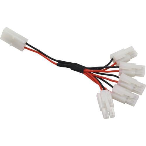 4.8V 6V 7.2V 9.6v Battery Charging Tamiya plug Parallel connection Cable 5 in 1 Parallel line cable For Lipo Ni-MH Battery