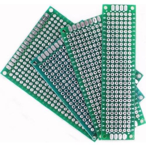4pcs 5x7 4x6 3x7 2x8 cm double Side Copper prototype pcb Universal Board