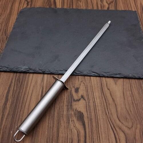 7.5 inch Carbon steel Knife Sharpener Rod Whetstone musat Sharpen Professional Kitchen Knives Sharpening Stone