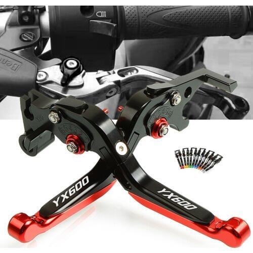 Motorcycle Accessories CNC Brake Clutch Levers Adjustable Folding Extendable For yamaha YX600 1986-1990