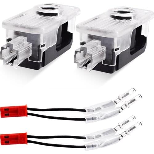 Car Door Atmospher Light Led Lamps Luces Emblem Projector Vehicle Supplies For VW For Passat B5 B5.5 Phaeton Touareg 2003 - 2010