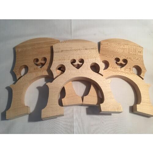 Bass part, 2pcs High Quality. Low Cost double bass bridge 3/4