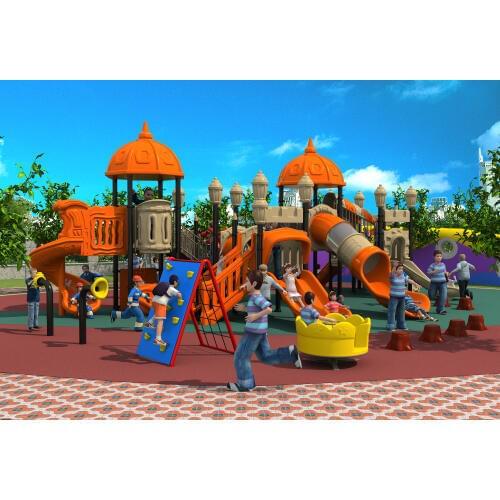European Standard amusement outdoor playground slide structure CE TUV ISG certified play equipment park YLW-17929