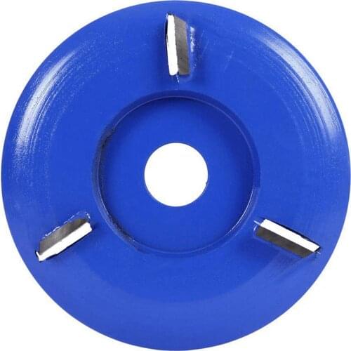 Wood Carving Cutter Disc Woodworking Shovel Plate Sculpting Tool Milling Attachment for 16mm Angle Grinder 5-Teeth Red Arc