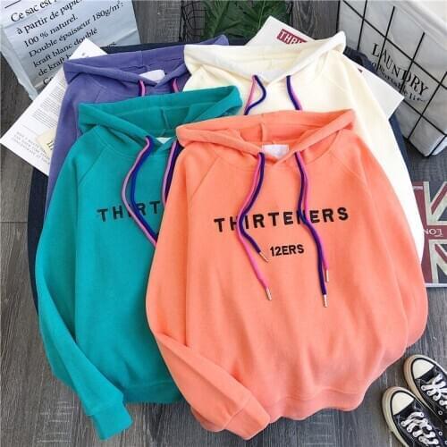 Худи hoodie moletom women spring autumn hoodies casual hooded sweatshirt feminino femme aesthetic clothes oversized loose hoodie