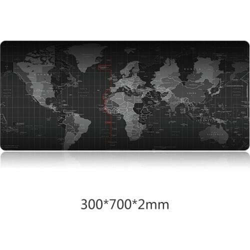 90*40cm Gaming Mouse Pad Large Mouse Pad World Map Office Gamer Big Mouse Mat Computer Rubber Mause Pad Game Keyboard Desk Mat