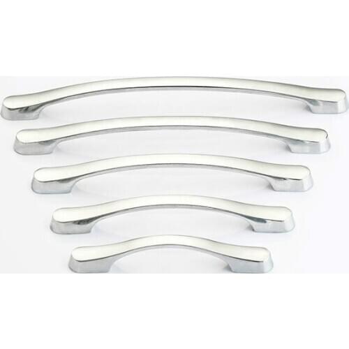 JD Silver Cabinet Wardrobe Handle Modern Chrome Furniture Handle Drawer Handle Zinc Alloy Home Improvement Hardware