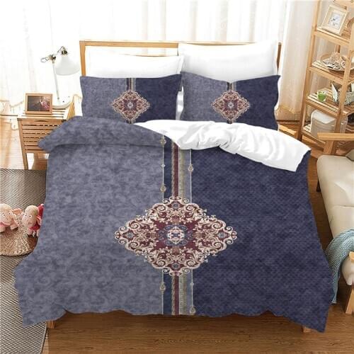 Bohemian style duvet cover set luxury bedding set with pillowcase 3pcs comforter set bed linen queen/king bed sets