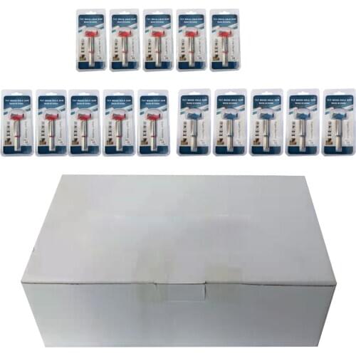 15Pc or 10Pc sets 35mm Forstner tips Woodworking tools Hole Saw Cutter Hinge Boring drill bit Round Shank Tungsten Carbide Cutte