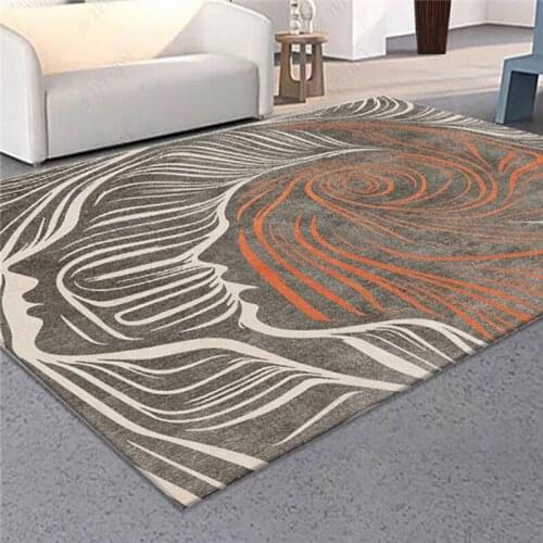 Nordic Floor Mats Luxury Slip-Resistant Home Floor Decoration Sofa Coffee Table Rugs Bedroom Living Room Sofa Chairs Area Carpet
