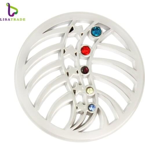 New! 1PC My moneda coin 33mm Hollow Coin disc Fit for Moneda pendant/ Coin frame/ Mentun locket 3 color for choose MICO35