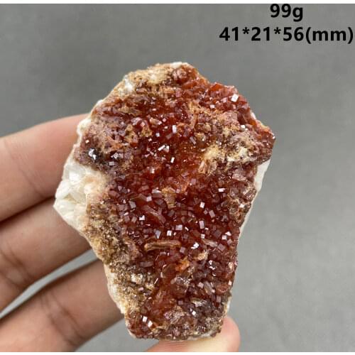 100% Natural rare Vanadinite mineral specimen quartz crystal specimen Collection Stones and crystals