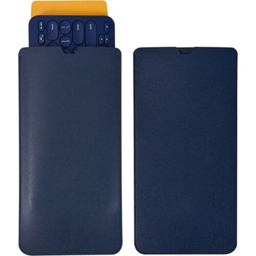 Bluetooth-compatible Multi-Device Wireless Keyboard Portable Storage Bag Simple Stylish Strong Resistance Bag