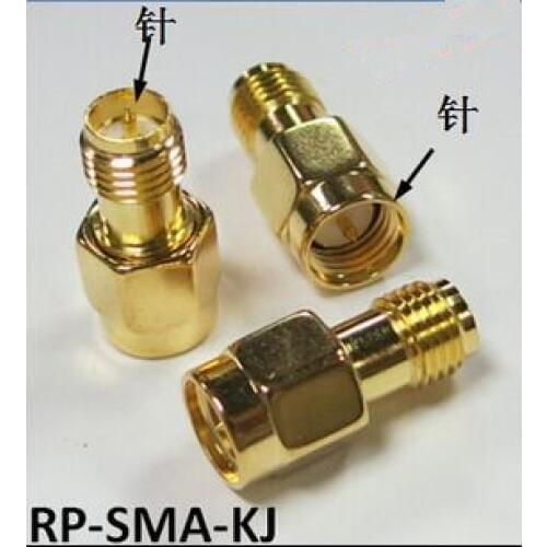 RF SMA Type Connector RP-SMA-KJ SMA to KJ male Reverse,Coaxial connector wireless router Antenna New and original 3pcs/lot
