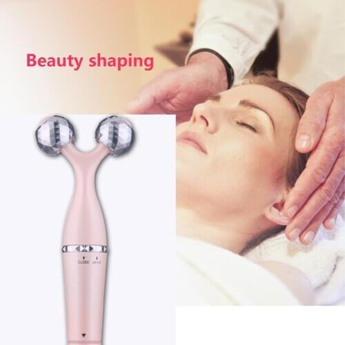 3D Roller Massager Facial Thin Face Massager Whole Body Shape Massager Beauty Wrinkle Improvement Round Face Facial Massage Tool
