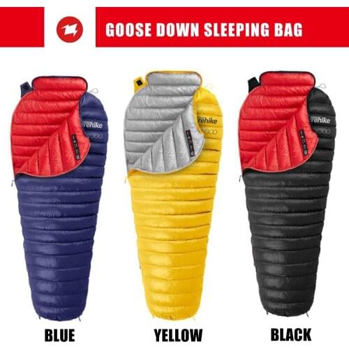 Naturehike Ultralight CW300 3-Season Use Outdoor Survival Compression Goose Down Thermal Mummy Winter Sleeping Bag NH18S300-D