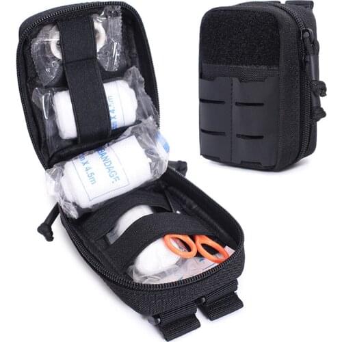 Tactical Molle Pouch Medical Bag 1000D EDC Tool Accessory Pouch Waist Pack Phone Case Airsoft Hunting Pouch Survival First Aid