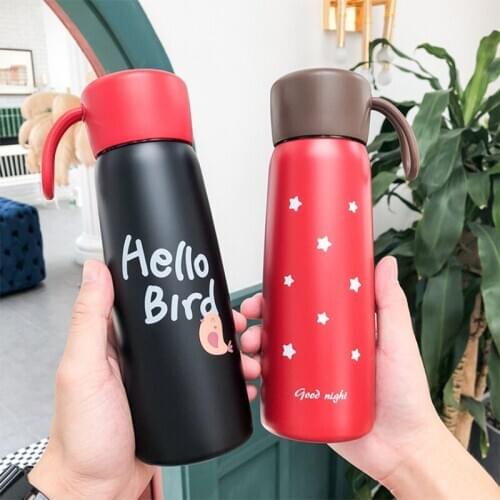 New Design Portable Thermos Bottle Stainless Steel 500ml Vacuum Flask Coffee Mug Travel Drink Bottle Home Office Thermo cup
