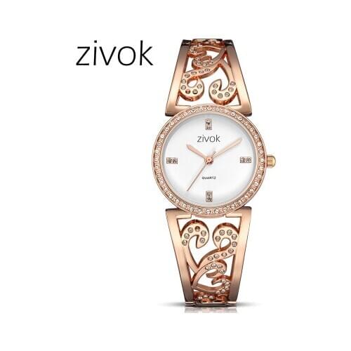 Womens Wrist Watch 2019 Luxury Brand ZIVOK Ladies Quartz Watch Full Stainless Steel Female Clock Wrist watches