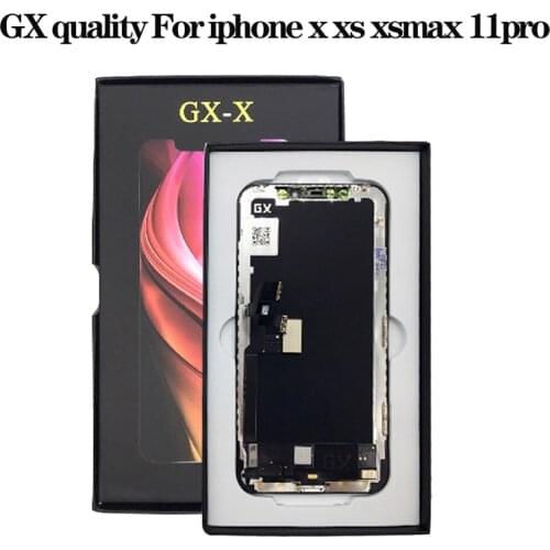 GX HE Hard OLED For iPhone X LCD Screen AMOLED Digitizer Assembly Replacement GX Soft For iPhone XS Display MAX 11 PRO OLED Best