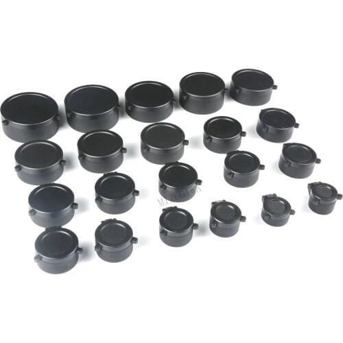 1pc Hunting Gun Caliber Rifle Scope Quick Flip Spring Up Open Lens Cover Cap Eye Protect Objective Lens Eye 42mm 47mm 57mm 60mm