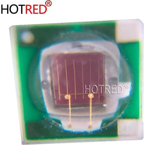 100PCS Epileds 3W 3535 SMD Deep Red High Power 660NM Plant Grow LED Light Diode lamp with 20mm/16mm PCB Board