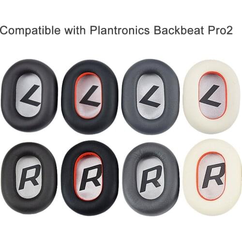 2Pcs Case for headphones Soft Replacement Earpads Ear Pad Cushion for Plantronics BackBeat PRO 2 for Bose QC2 QC15 Headphones